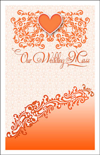 Wedding Program Cover Template 12E - Graphic 11